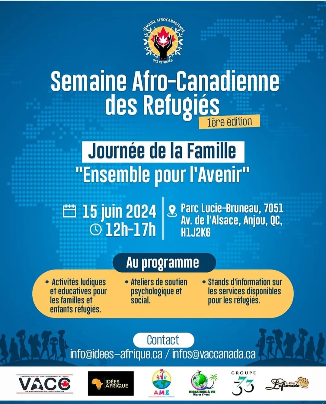 Première Semaine afro-canadienne des réfugiés à Montréal